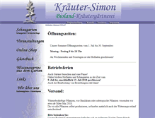 Tablet Screenshot of kraeuter-simon.com